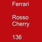 Preview: Ferrari, Rosso Cherry, 136.